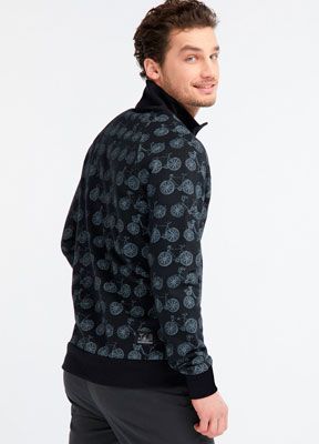 Sudadera estampado bicis 100% algodón ecológico Sudadera estampado bicis 100% algodón orgánico ropa ecológica y sostenible