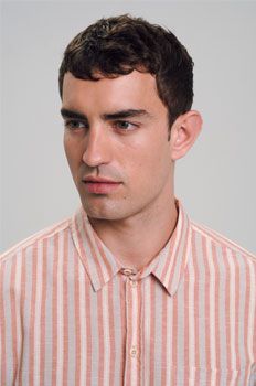 Camisa de algodón y lino, de comercio justo Moda sostenible para hombre para verano
