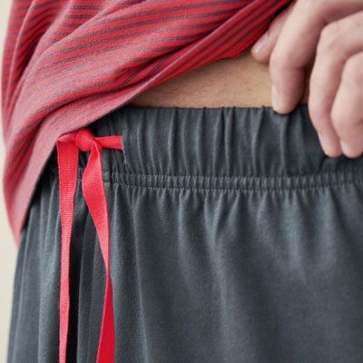 Pijama corto para hombre 100% algodón orgánico, moda ecológica