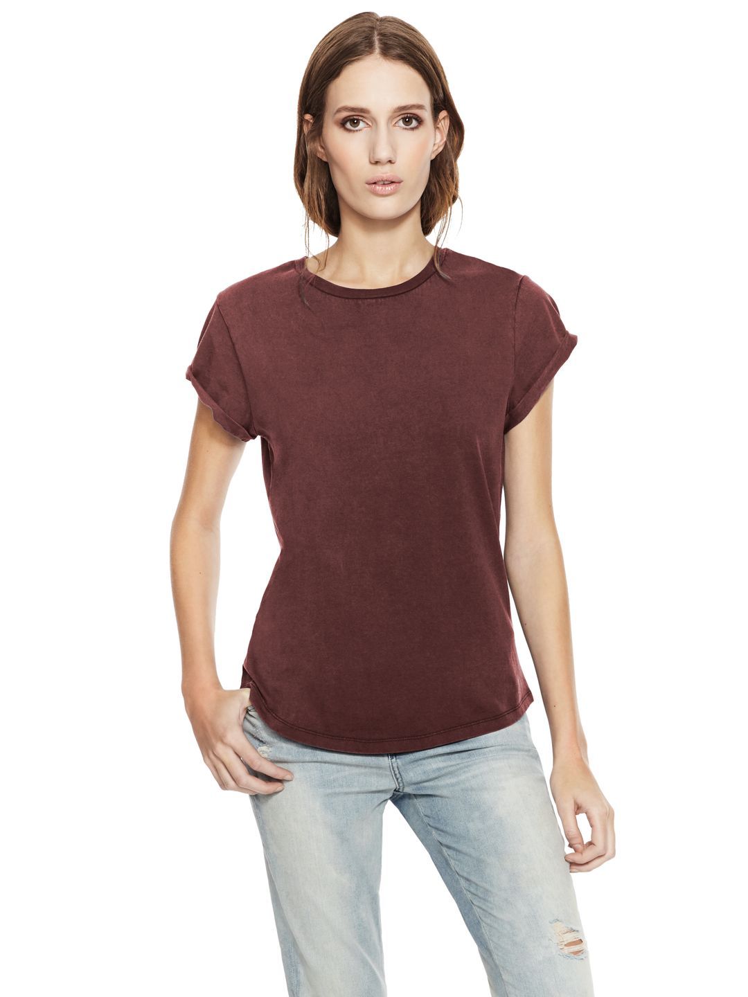 Camiseta 100% algodón orgánico Camiseta 100% algodón orgánico mujer, moda sostenible