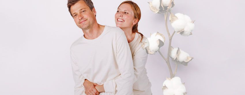 Pijamas ecológicos sin tintes 