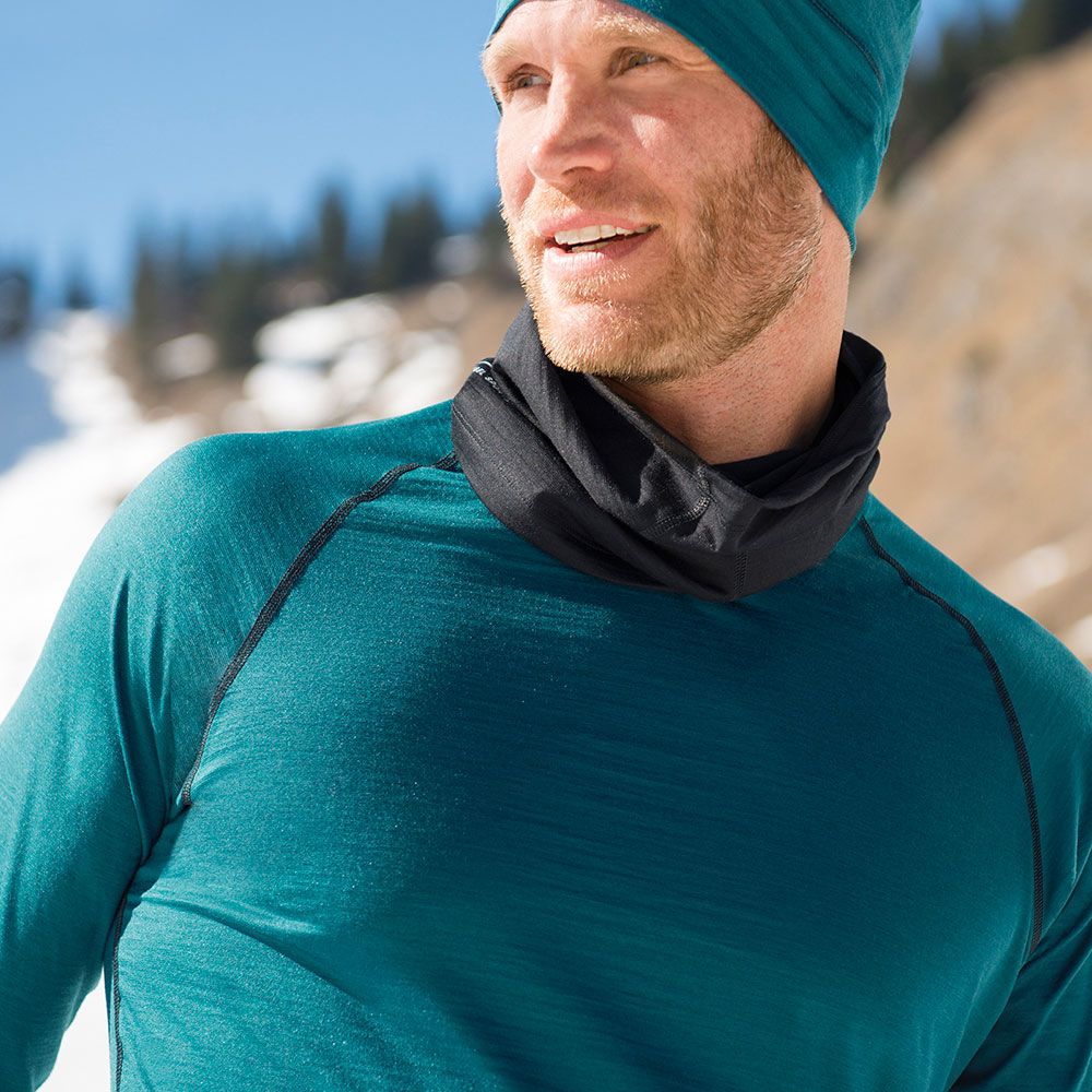 Braga de cuello lana merino y seda, deporte Braga de cuello lana merino y seda, sin tóxicos
