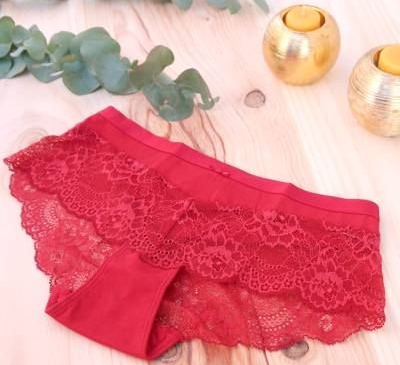 Braga brasileña roja ecológica, moda sostenible Braga brasileña ecológica algodón orgánico, moda sostenible, ropa ecológica