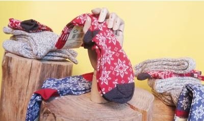 Calcetines de algodón moda sostenible ropa ecológica