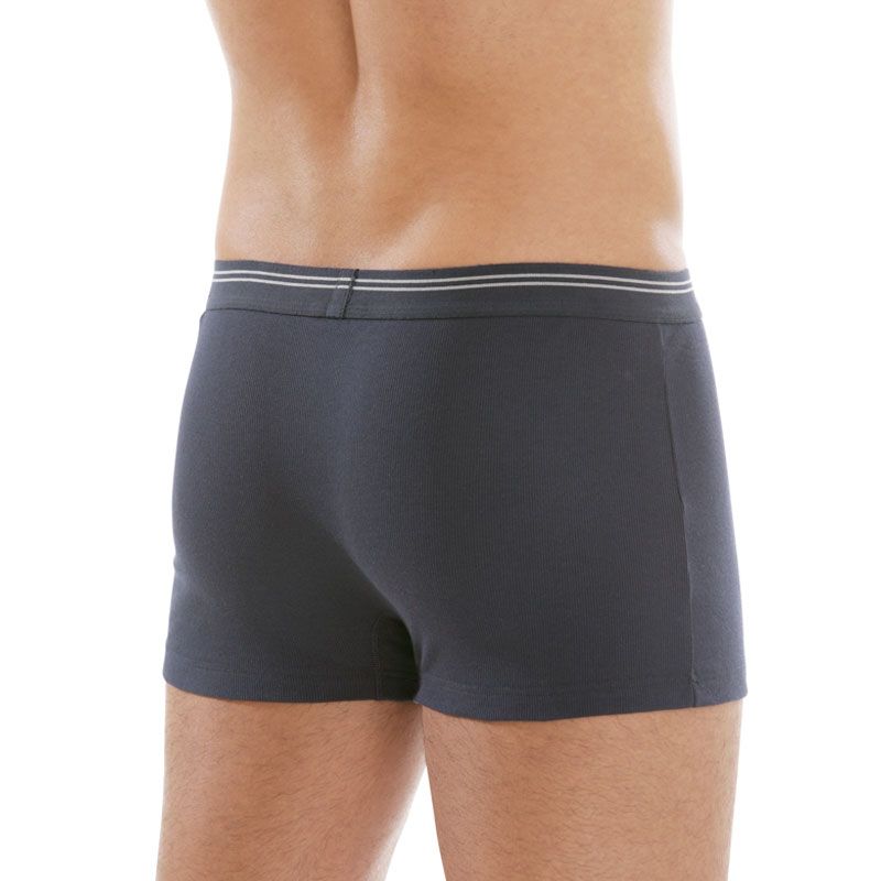 Calzoncillo boxer algodón orgánico canalé Calzoncillo boxer algodón orgánico canalé, sin tóxicos