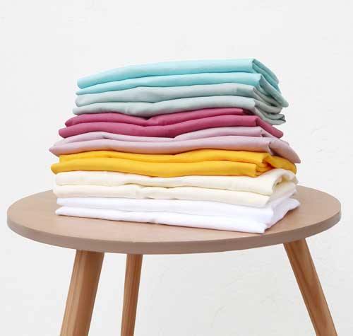 camisetas lisas manga corta de 100% algodón orgánico