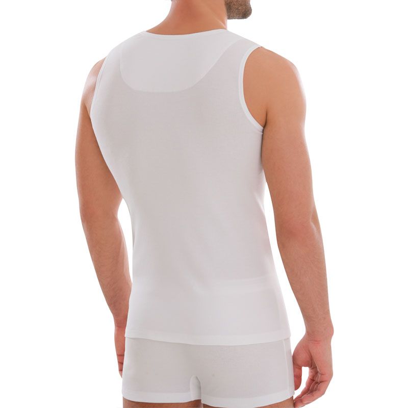 Camiseta tirantes interior algodón orgánico, para piel delicada 