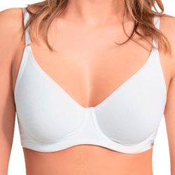 Sujetador algodón con aro, ropa interior sostenible