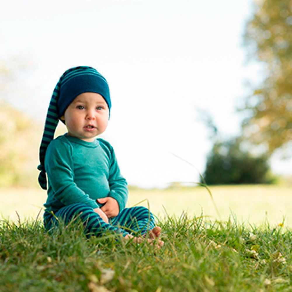 Gorro bebé elfo de lana y seda Gorro bebé elfo de lana y seda, sin tóxicos