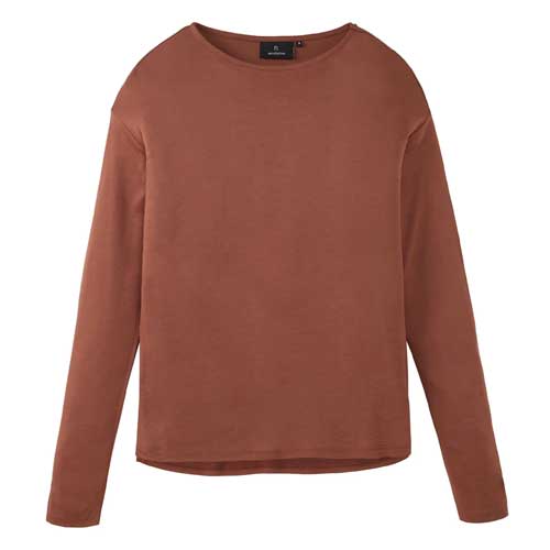 Camiseta marron sostenible