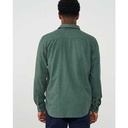 Camisa 100% algodón orgánico verde oscuro