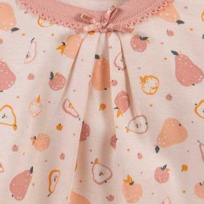 Pijama para niños 100% algodón orgánico, Fruits