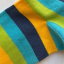 Calcetines de algodón orgánico rayas colores