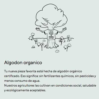 ropa de algodón orgánico