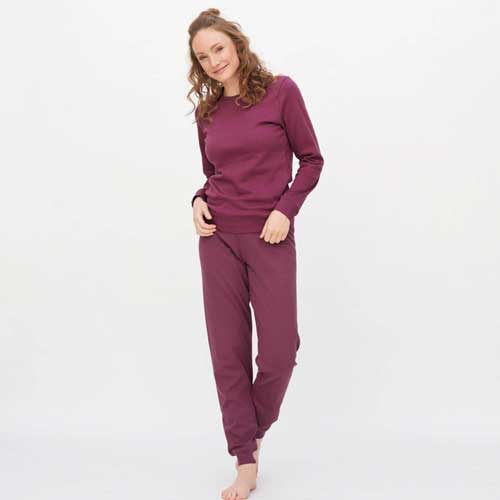 Pijama sostenible algodon mujer