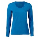 Camiseta técnica lana merino y seda, regular fit, manga larga