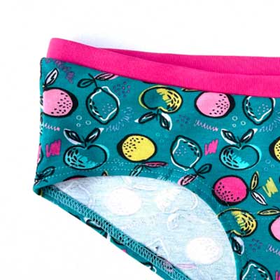Braga culotte algodón orgánico, Frutas