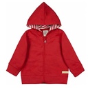 sudadera algodon rojo bebe