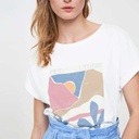Camiseta de algodón natural