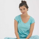 Camiseta pijama algodón ecologico mujer
