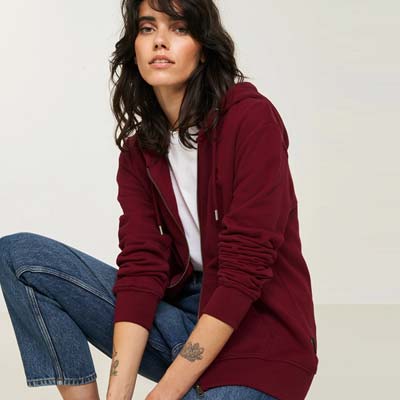Sudadera ecológica mujer