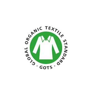 Bolsa para colar de tela de 100% algodón orgánico