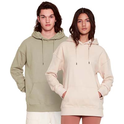Sudadera capucha oversize algodón orgánico