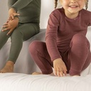 legging térmico de lana y seda para niños y niñas