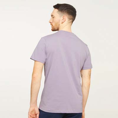 Camiseta 100% algodón orgánico AGAVE morada