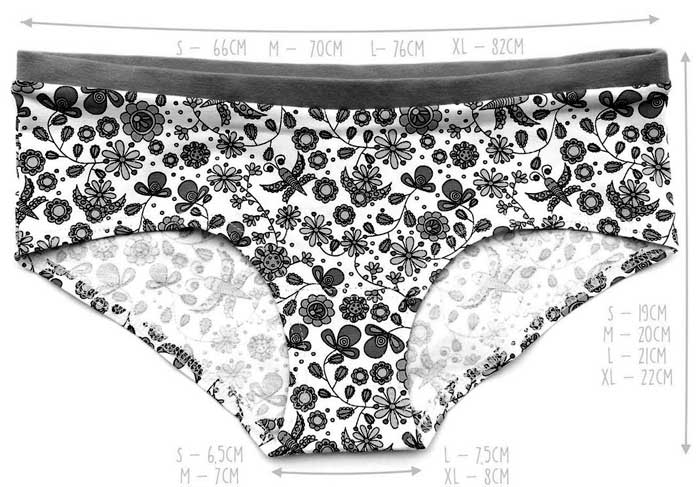 Braga Bikini algodón orgánico Gaviota