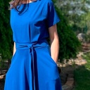 Vestido algodón orgánico Azul