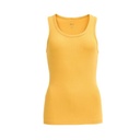 Camiseta tirantes acanalada de algodón orgánico