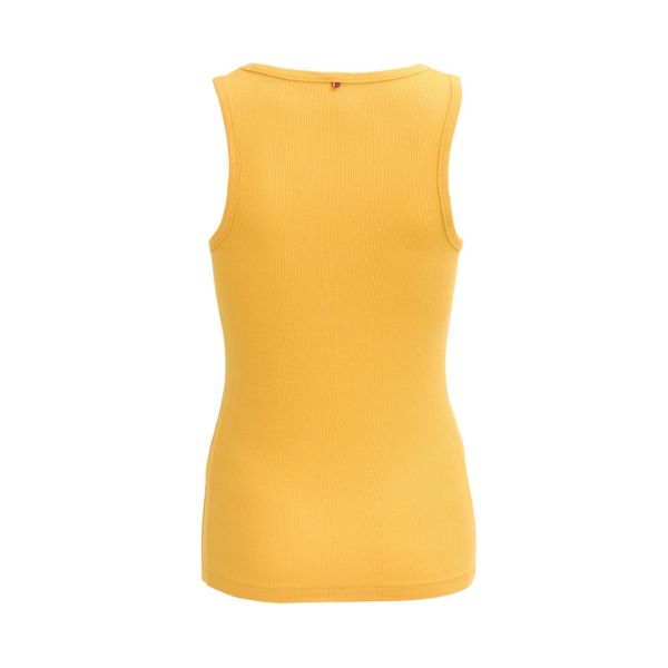 Camiseta tirantes acanalada de algodón orgánico