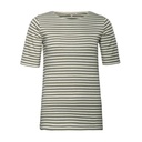 Camiseta manga francesa a rayas 100% algodón orgánico