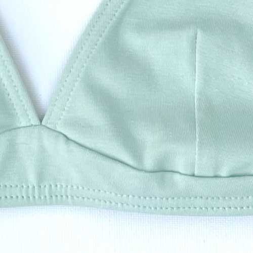 Sujetador Bikini algodón orgánico Salmón