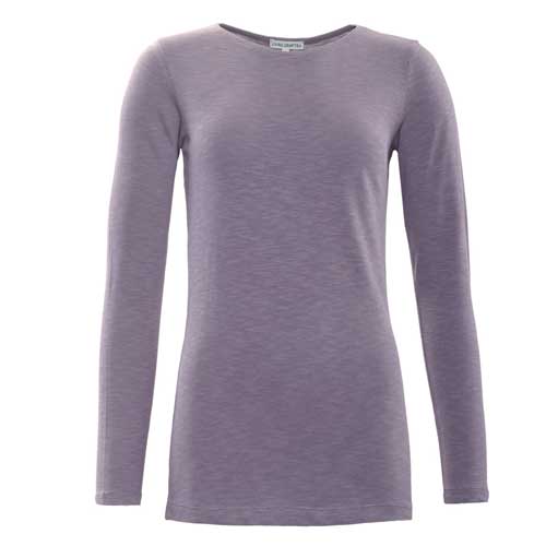 Camiseta 100% algodón orgánico mujer SINIA lila