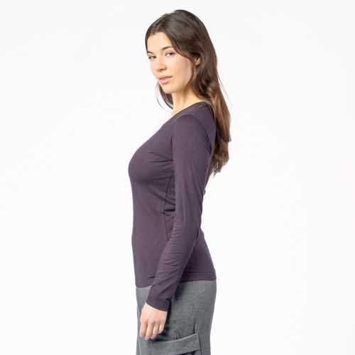 Camiseta algodón orgánico 100% Susanna Morado