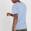 Camiseta algodon azul