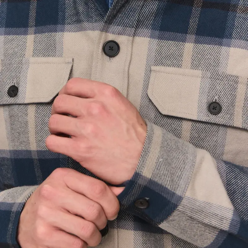 camisa de cuadros