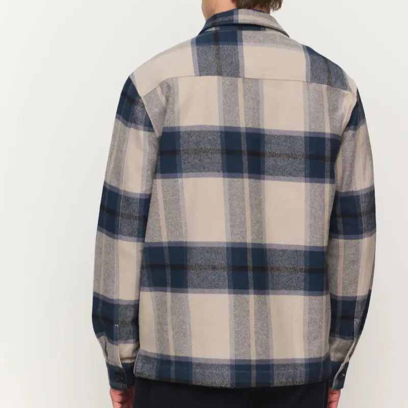 sobrecamisa cuadros
