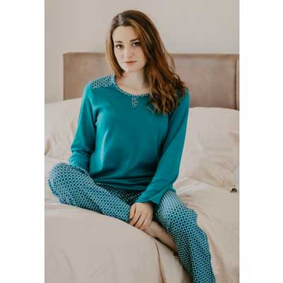 Pijamas algodón mujer