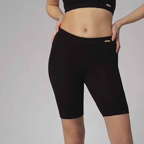 Leggings curts esport dona cotó orgànic