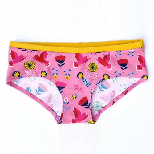Organic cotton bikini panty Garden