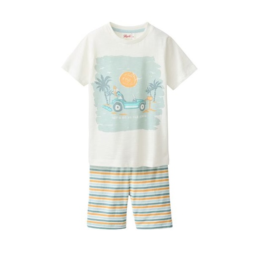 Pijama verano para niños 100% algodón orgánico Surf