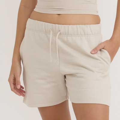 100% organic cotton shorts for women