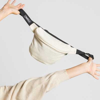 Dye-free cotton fanny pack - Living Crafts