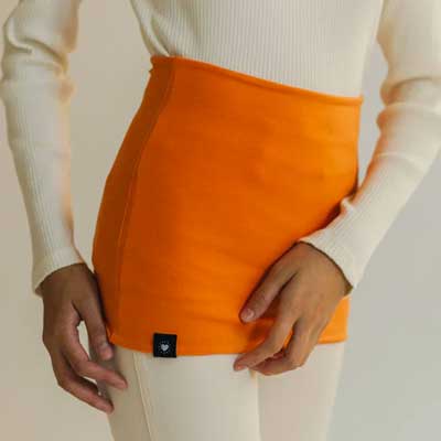 Organic cotton haramaki orange