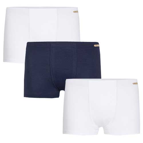 Pack of 3 100% organic cotton boxers for boys COMAZO