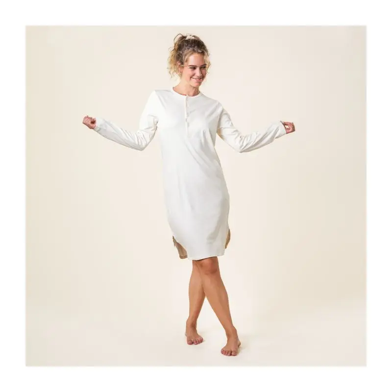 100% organic cotton nightgown without dyes