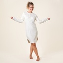100% organic cotton nightgown without dyes
